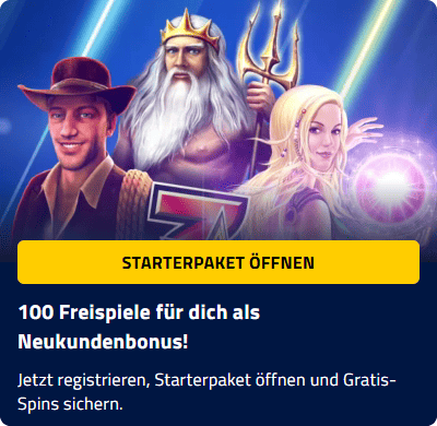 Admiral Casino Promotion mit 100 Freispielen als Willkommensbonus